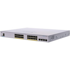 Cisco Switch CBS350 24xGE, Full PoE, 4x10G SFP+, Managed
