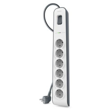 Belkin Extender-protector surge 6xType F, 3x1.5mm2, 16А, 2m, white (BSV603vf2M)