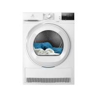 Electrolux dryer heat pump, 8kg, A++, 64cm, display, white (EW6D283YU)