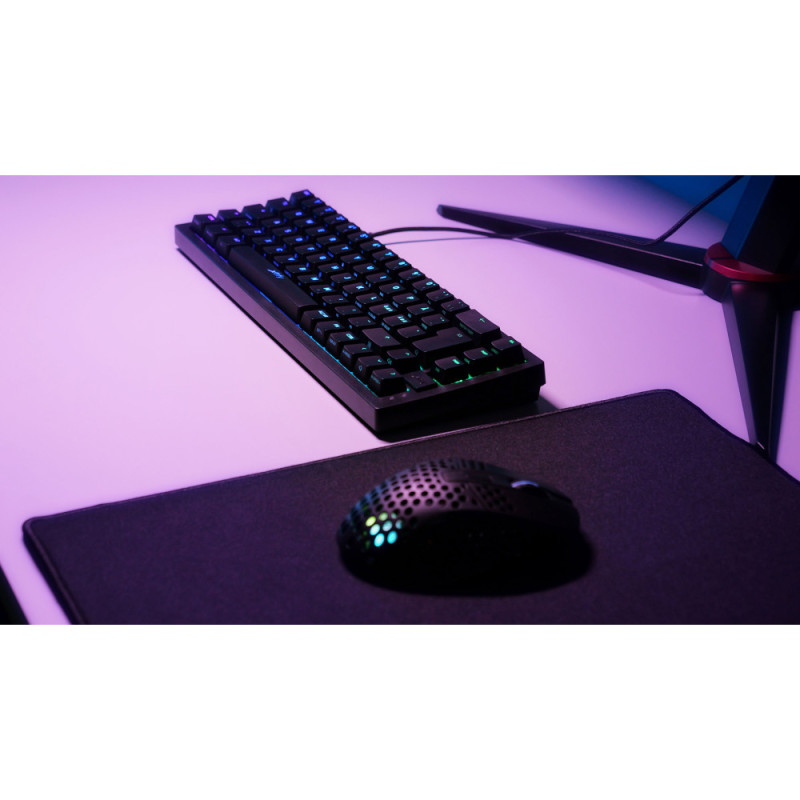 Cherry Xtrfy Keyboard mechanical K5 68Key, Kailh Red, USB-A, EN/UA, Hot-swap, RGB, Black (K5-RGB-CPT-BLACK-R-UKR)