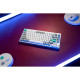 Lemokey Mechanical keyboard P1 Pro 84Key, Super Brown, WL/BT/USB-A, QMK/VIA, Hot-Swap, EN/UKR, RGB, Knob, Space Silver (P1P-X3-UA)
