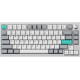 Lemokey Mechanical keyboard P1 Pro 84Key, Super Brown, WL/BT/USB-A, QMK/VIA, Hot-Swap, EN/UKR, RGB, Knob, Space Silver (P1P-X3-UA)