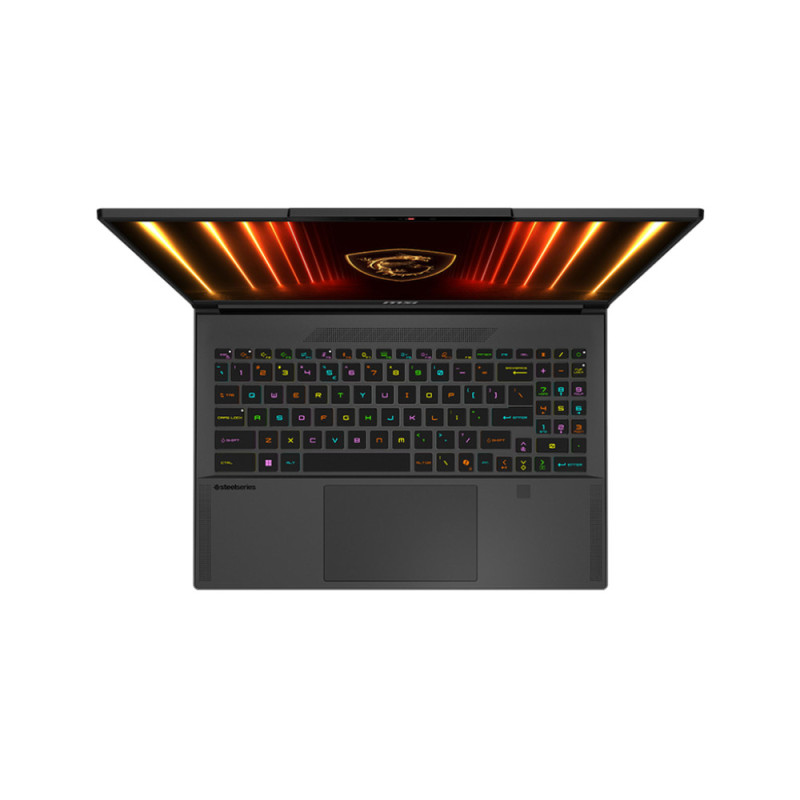 MSI Ноутбук Stealth A16 AI+ A3XWJG-084XUAC 16" QHD+ 240Hz OLED, Ryzen AI 9 HX 370_12C_24T, 32GB, F1TB, NVD5090-24, DOS, чорний (9S7-15FL35-084)