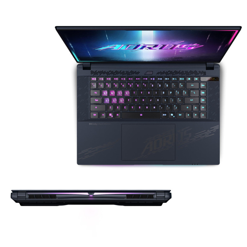 Gigabyte Ноутбук AORUS MASTER 16 BZH 16" 240Hz QHD OLED, INTEL ARL HX Ultra9, 32GB, F2TB, NVD5090-24, W11P, чорний (AORUS_16BZHC6UAE65SP)
