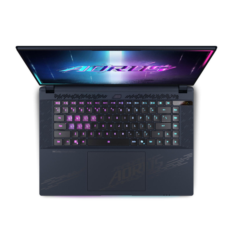 Gigabyte Ноутбук AORUS MASTER 16 BZH 16" 240Hz QHD OLED, INTEL ARL HX Ultra9, 32GB, F2TB, NVD5090-24, W11P, чорний (AORUS_16BZHC6UAE65SP)