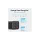 Зарядное устройство Vention 4xUSB 100W (2xUSB-C+2xUSB-A) PD3.0/QC 3.0/GaN Black (FBSBG-EU)