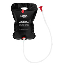 Neo Tools Camping Shower, PVC, 20L, Black, 0.3kg (63-164)