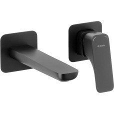 Deante Washbasin tap Hiacynt, concealed, spout length - 182mm, 1-handle, nero (BQH_N54L)