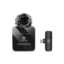 Микрофон Puluz для телефону приймач Type-C Black (PU646B)