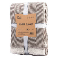 ARDESTO Summer blanket 210x230cm, 100% cotton, brown (ART0922SR)