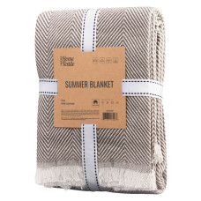 ARDESTO Summer blanket 210x230cm, 100% cotton, brown (ART0922SR)