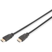 Digitus Кабель DIGITUS HDMI (M/M), 4K@60Гц, Ultra HD, Premium, тип A, w/Ethernet, золото, 5м, чорний (DK-330123-050-S)
