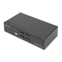 Digitus KVM-перемикач DIGITUS Desktop HDMI, 4 Port, Single Display, 4K (DS-12880)