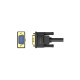 Кабель мультимедийный VGA M to VGA M 1.0m ferrite black Vention (DAEBF)