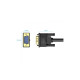 Кабель мультимедийный VGA M to VGA M 1.0m ferrite black Vention (DAEBF)
