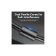 Кабель мультимедийный VGA M to VGA M 1.0m ferrite black Vention (DAEBF)
