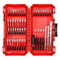 Milwaukee Shockwave Bits and Drills Set, 48pcs, Steel, Case (4932492005)
