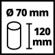 Einhell Фільтр поролоновий 10л, 5шт, до пилососу 2347160 (2351135)