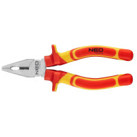Neo Tools Combination pliers, dielectric, for work under voltage 1000V, 45HRc, 160mm, CrV (01-220)