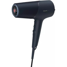 Philips Hair dryer 5000 Series, 3W, 3 modes, diffuser, ionization, cold blowing, dark blue (BHD512/00)