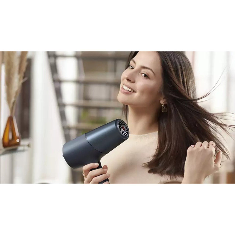 Philips Hair dryer 5000 Series, 3W, 3 modes, diffuser, ionization, cold blowing, dark blue (BHD512/00)