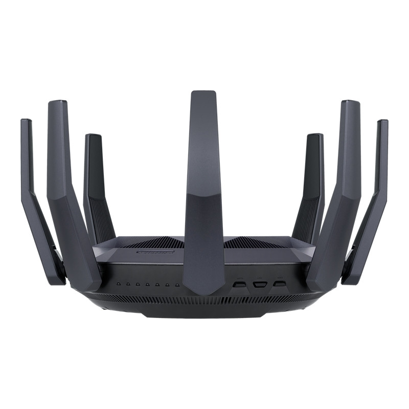 ASUS Маршрутизатор RT-AX89X AX6000 8xGE LAN 1xGE WAN 1x10GE 1xSFP+ 2xUSB3.1 MU-MIMO OFDMA MESH (90IG04J1-BM3010)