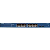 NETGEAR Коммутатор GS724T 24xGE, 2xGE SFP, управляемый L2 (GS724T-400EUS)