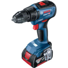 Bosch Cordless Drill Screwdriver GSR 18 V-50, 18V 2x2Ah, 50Nm,20+1, 460/1800rpm, 1kg (0.601.9H5.000)