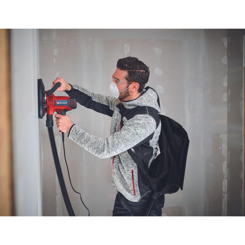 Einhell Wall sander TC-DWS 225, 1220 W, d225 mm, 1500-2300 rpm, sandpaper set 6 pcs, 2.7 kg (4259945)