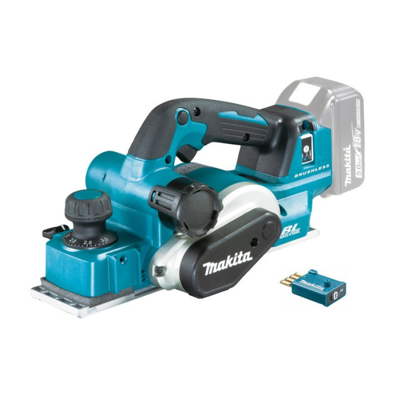 Makita cordless planer DKP181ZU, 18V, 11000 rpm, 82mm, 3mm, 3.6 kg