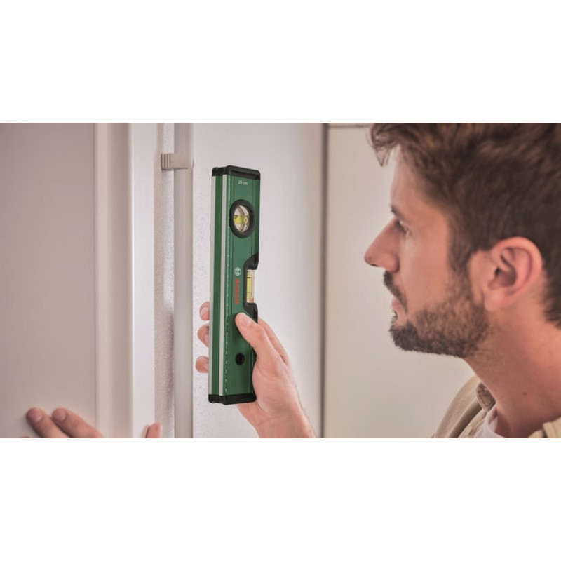 Bosch Уровень, 25см, 2 капсулы, алюминиевый корпус (1.600.A02.7PL)