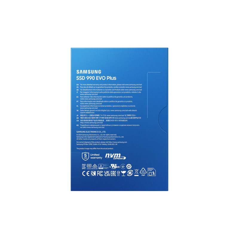 Samsung SSD M.2 1TB PCIe 4.0 990EVO PLUS (MZ-V9S1T0BW)