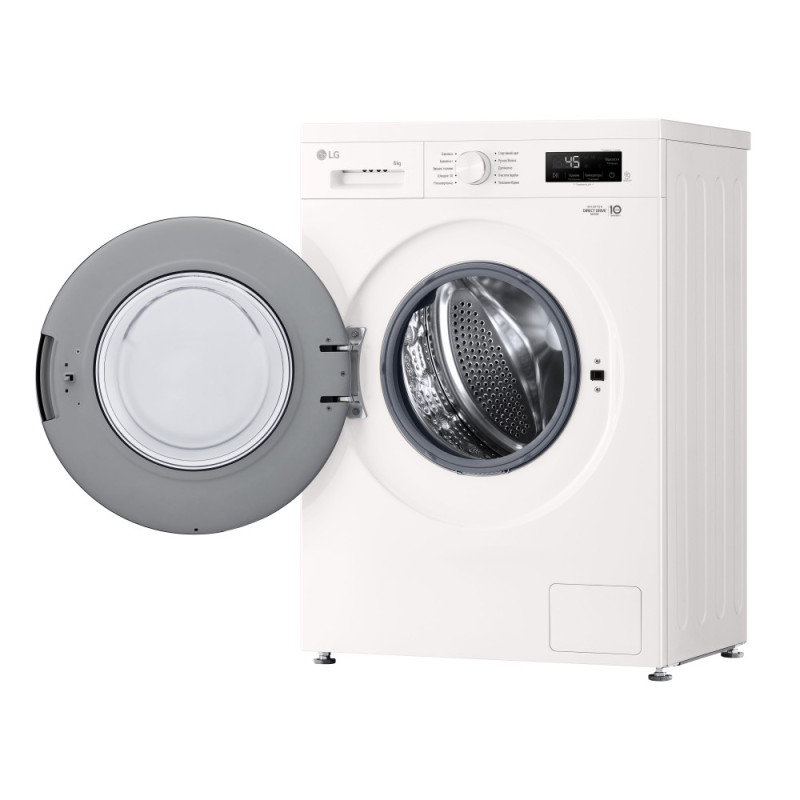 LG WM front load, 6kg, A+++, white (F2Y1NS3W)