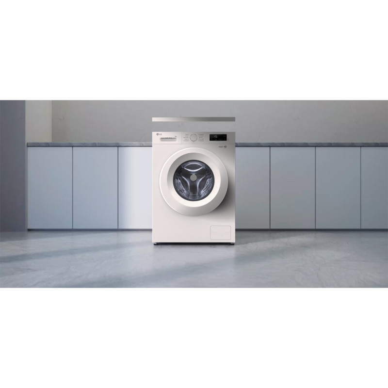 LG WM front load, 6kg, A+++, white (F2Y1NS3W)