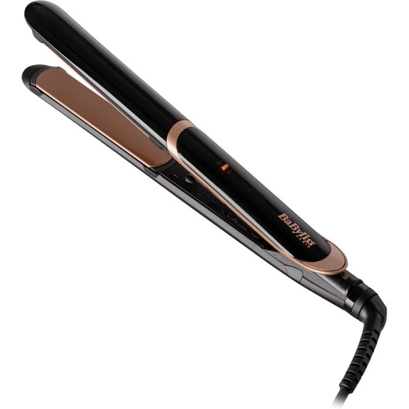 BaByliss Випрямляч Babyliss, 52Вт, темп.режимів-5, 140-235С, кераміка, чорний (ST391E)