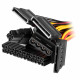 2E PC case TeamX TMX04 with 2E ATX400W, 2xUSB2.0, 1x80mm, VGA 220mm, mATX, black (2E-TMX04)