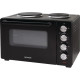 Gorenje Mini oven, 30L, 52x32х40.5cm, electric cooking zones- 2, black (OM30GBX)