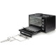 Gorenje Mini oven, 30L, 52x32х40.5cm, electric cooking zones- 2, black (OM30GBX)
