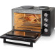 Gorenje Mini oven, 30L, 52x32х40.5cm, electric cooking zones- 2, black (OM30GBX)