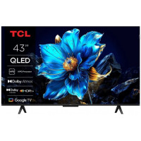 TCL Телевізор 43  TCL QLED 4K 60Hz Smart Google TV Black (43T69C)