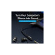Звуковая плата Vention USB AM to 3.5mm F 0.25m (4pin) 96kHz/24bit DSP noise reduction (CVEBC)