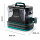 Rowenta Пилосос Rowenta миючий Clean It, 750Вт, конт пил -1,5л, вода -2,3л, 13500 Па, 4 насадки, чорний (IN5020F0)