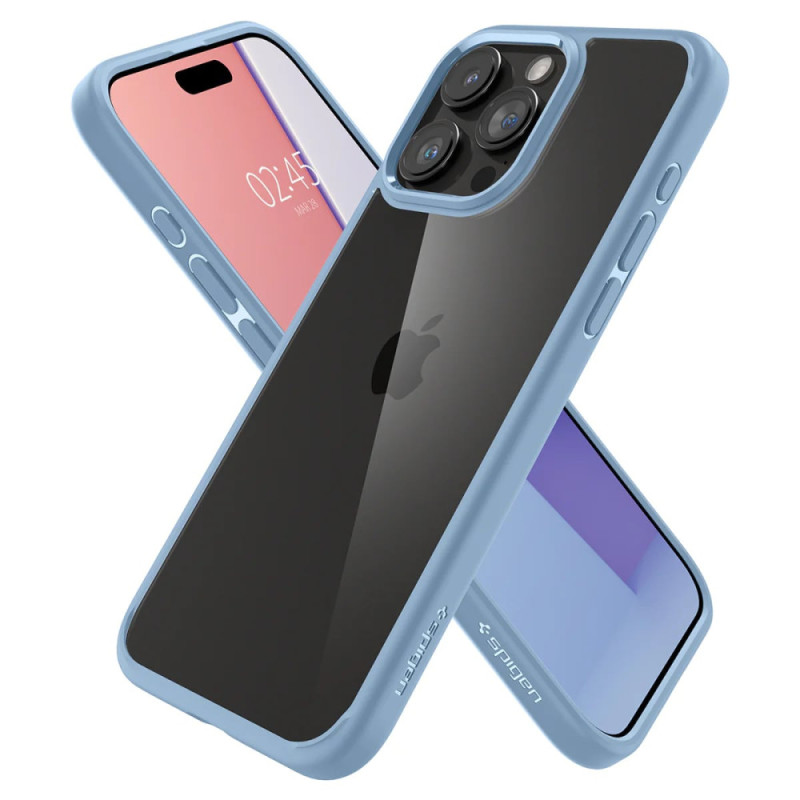 Spigen Чехол для Apple iPhone 15 Pro Max Ultra Hybrid, Sierra Blue (ACS06572)