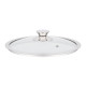 ARDESTO Lid Gemini 24 cm, glass, stainless steel (AR0724G)