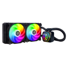 SilverStone Water cooling system Perma Frost Premium PF240-ARGB-V2, LGA 1700, 2066, 2011, 1200, 115X, AM5, AM4, AM3, AM2, FM1, FM2, TDP240W (SST-PF240-ARGB-V2)