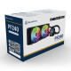 SilverStone Система жидкостного охлаждения Perma Frost Premium PF240-ARGB-V2, LGA 1700, 2066, 2011, 1200, 115X, AM5, AM4, AM3, AM2, FM1, FM2, TDP240W (SST-PF240-ARGB-V2)