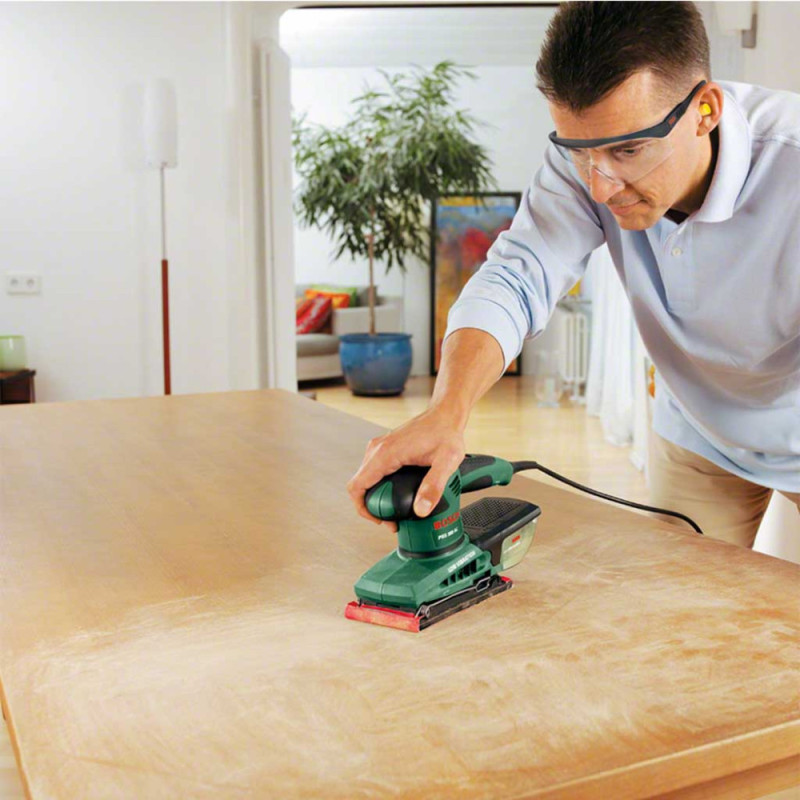 Bosch Шлифмашина вибрационная PSS 200 AC 200Вт платформа 93x230 24000кол·мин 1.6кг (0.603.340.100)