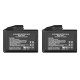 2E Tactical Rechargeable battery 7.4V, 2200 mAh for gloves, heated socks - set of 2 pcs (2E-RB2200FGHS-SET)