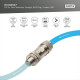 Digitus Коннектор CАТ 6A M12 M, X-coded, STP, IP67 (DN-936M12-P)
