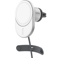 Belkin Автомобільний тримач смартфона MagSafe Qi2 бездротова зарядка, чорний (WIC008BTGR-V2)